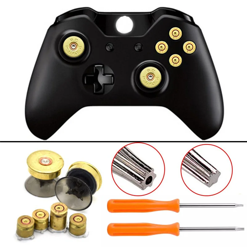 8 in1 Thumbsticks пуля кнопки и ABXY Комплект комплекты аксессуаров для Xbox one/Xbox one Elite