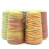 1roll rainbow color sewing thread gradient sewing lines pagoda lines 3000yds diy quilting sewing accessories tools