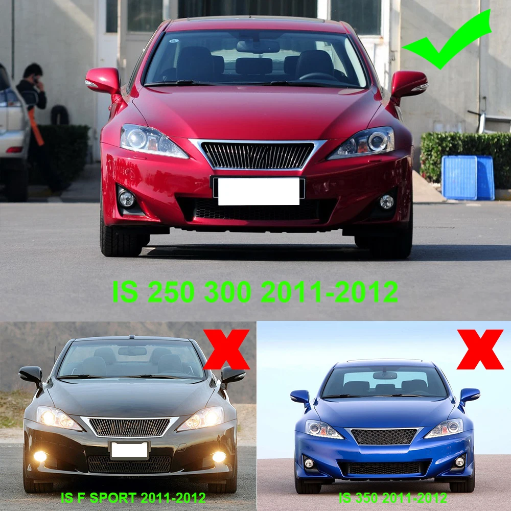 Передний бампер спойлер подбородка для Lexus IS250 база седан 4 двери 2011 2012