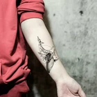 Новая модная сексуальная вспышка Водонепроницаемая временная татуировка КИТ со стрелой хной поддельные тату