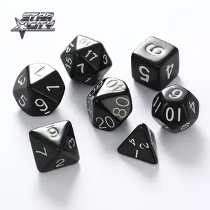 Набор разноцветных кубиков для настольной игры, 7 шт.пакет, D4,D6,D8,D10,D10 %,D12,D20, Подземелья и Драконы, DnD MTG