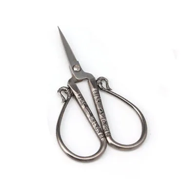 Рукоделие Thrum Fancywork Dressmake Scissor ткань резьба ножницы швейная игла Вышивка крестом портной пряжи винтажная отделка - Цвет: Black