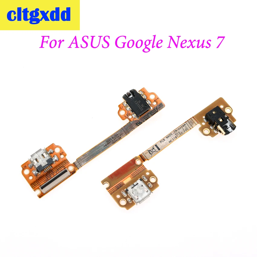 cltgxdd For Asus Google Nexus 7 ME370T Dock Connector Flex Cable Micro USB Charger Charging Port with Audio Headphone Jack | Мобильные