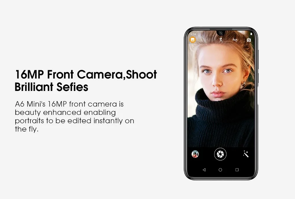Elephone A6 Mini MT6761 четырехъядерный мобильный телефон HD+ экран 5,71 дюймов Android 9,0 смартфон 4 Гб ram 32 Гб rom 16 МП 4G мобильный телефон