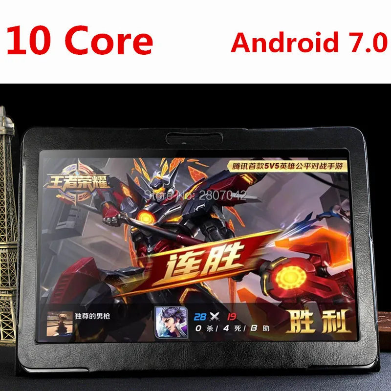 Горячий Новый 10-дюймовый планшет 3g 4G FDD LTE телефонный звонок Deca Core 4 Гб ram 128 rom Android 7 0