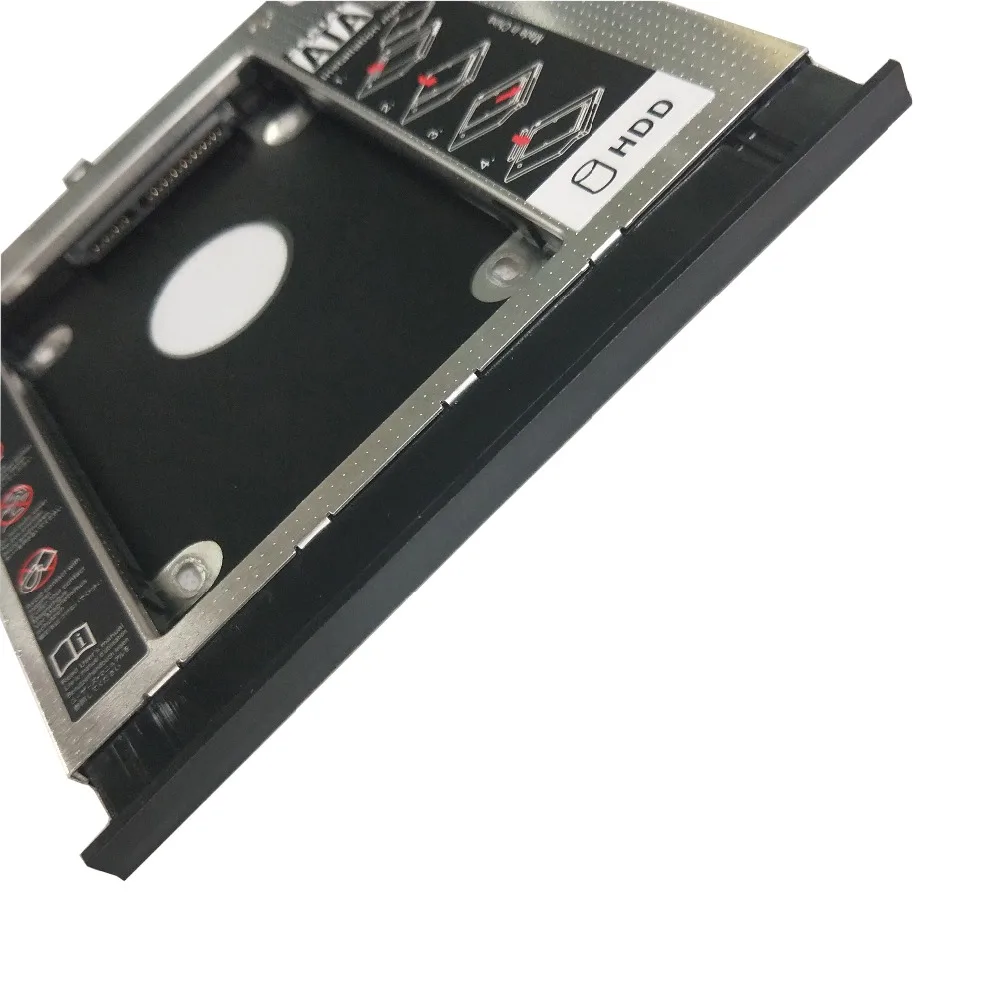 Новый 2nd HDD Caddy 9 0 мм SATA3.0 SSD кронштейн для Lenovo ideapad 510 15 15ISK 10 15IKB|Сумки и чехлы