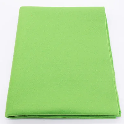 45X110cm color 2 CMCYILING зеленая серия мягкая фетровая ткань для вышивки DIY Швейные куклы ремесла 1,2 мм толщина полиэфирная ткань 45*110 см - Цвет: 45X110cm color 2