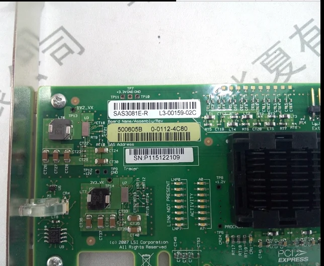 Lsi SAS 3081 e полимерный R HBA карты|Прочие электронные компоненты| |