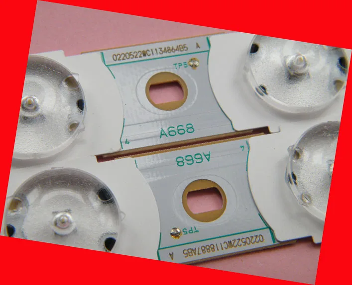 

FOR Panda Sharp LCD TV screen led backlight A668WJ-9X 1PCS = 8LED 405MM