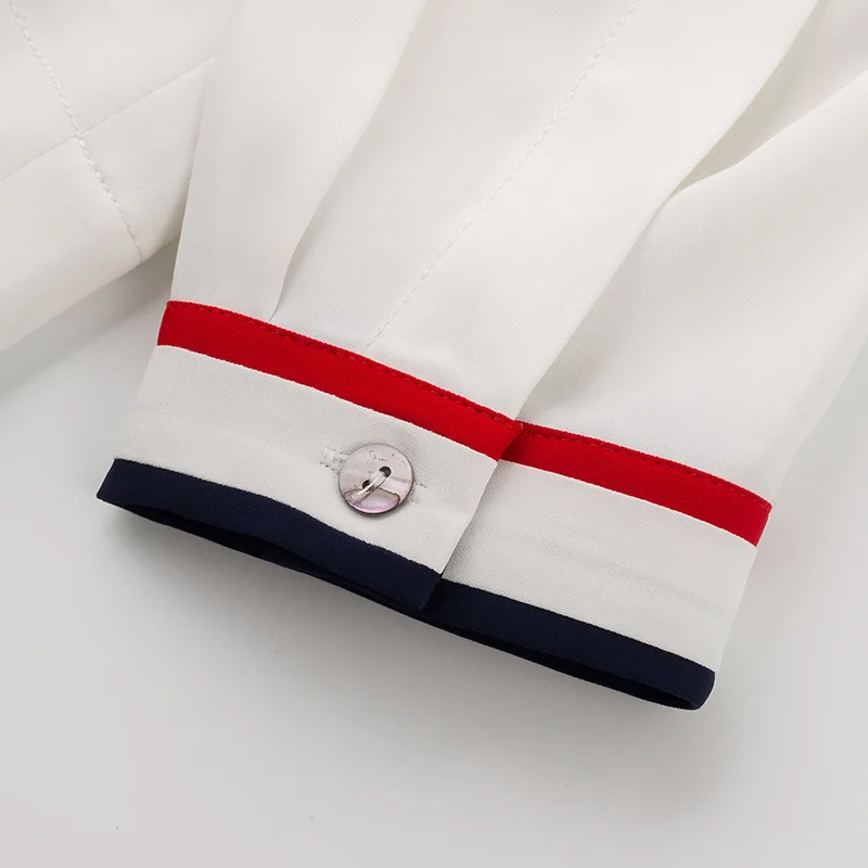2XL 100% хлопок брендовые рубашки 2019 весна лето женская блузка Новая рубашка с