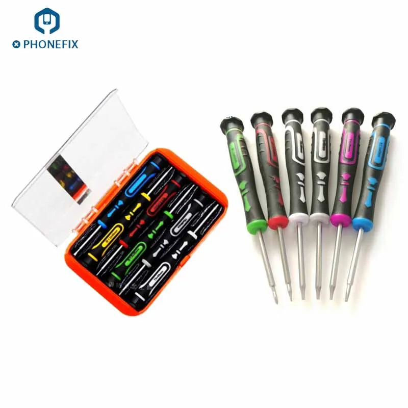 Набор прецизионных отверток PHONEFIX 6 в 1 набор инструментов для ремонта телефона