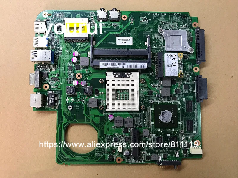 Материнская плата yourui DA0FJ8MB6F0 для Fujitsu LIFEBOOK LH532 DDR3 GT620M 2 Гб s989 работает с материнской