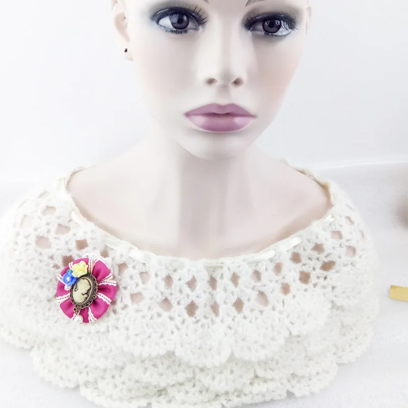 YiYaoFa Handmade Gothic Party Jewelry Flower Original Design Pin Antique Lace Brooch Buckle Vintage Women Accessories YBR-18 | Украшения и