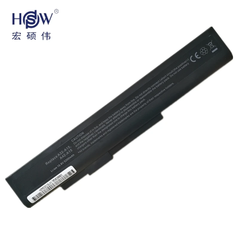 HSW Аккумулятор для ноутбука DNS 142750 153734 157296 157908 158636 Gigabyte Q2532N A32 A15 40036064 A42