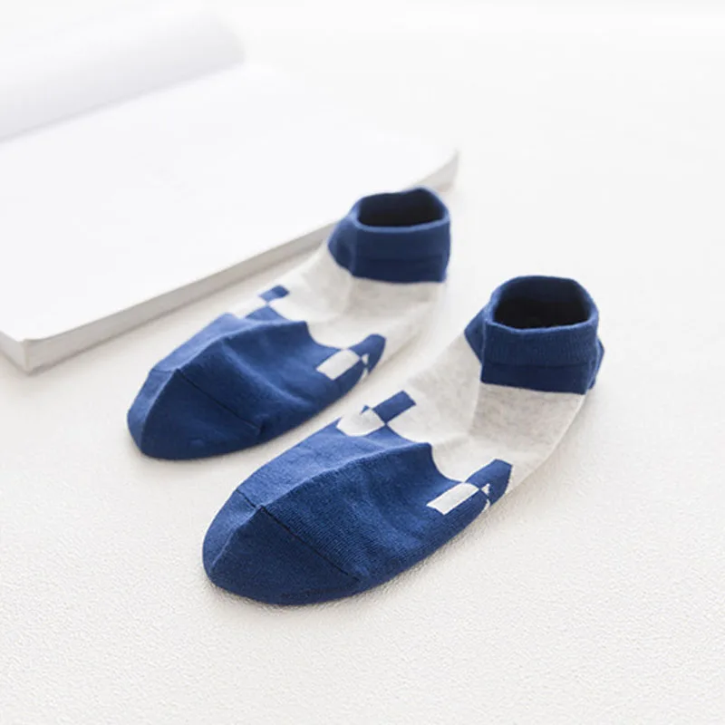 Новое поступление 5 пар хлопковые мужские носки в полоску повседневные деловые