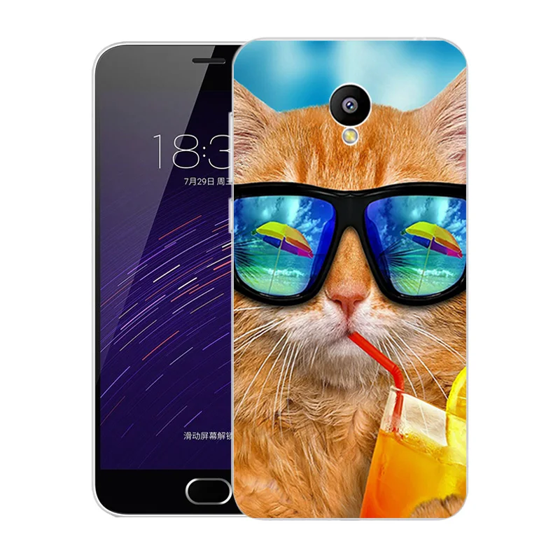 03 Чехол для Meizu M2 Mini, 5,0 дюймов, мягкий силиконовый чехол из ТПУ с изображением пейзажа, чехол для Meizu M2 Mini, чехол для телефона s, роскошная сумка - Цвет: 03