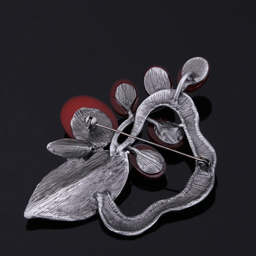 Новый стиль листьев Форма Броши Булавки Винтаж цветок брошь очарование Для