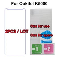 2pcs for oukitel k5000 tempered glass 5 7 inch 9h 2 5d safety protective film glass film oukitel k5000 k 5000 screen protector