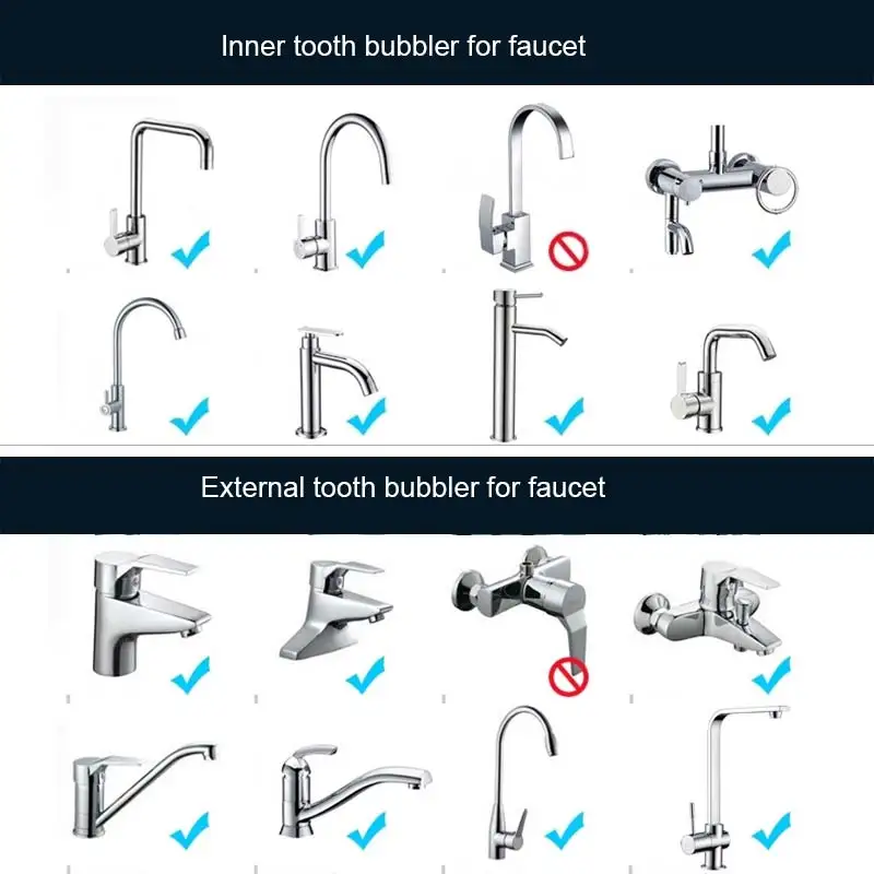 

10pcs Kitchen Faucet Aerator Female Thread Tap Device Diffuser Faucet Nozzle Filter Adapter Water Bubbler Dropshipping @