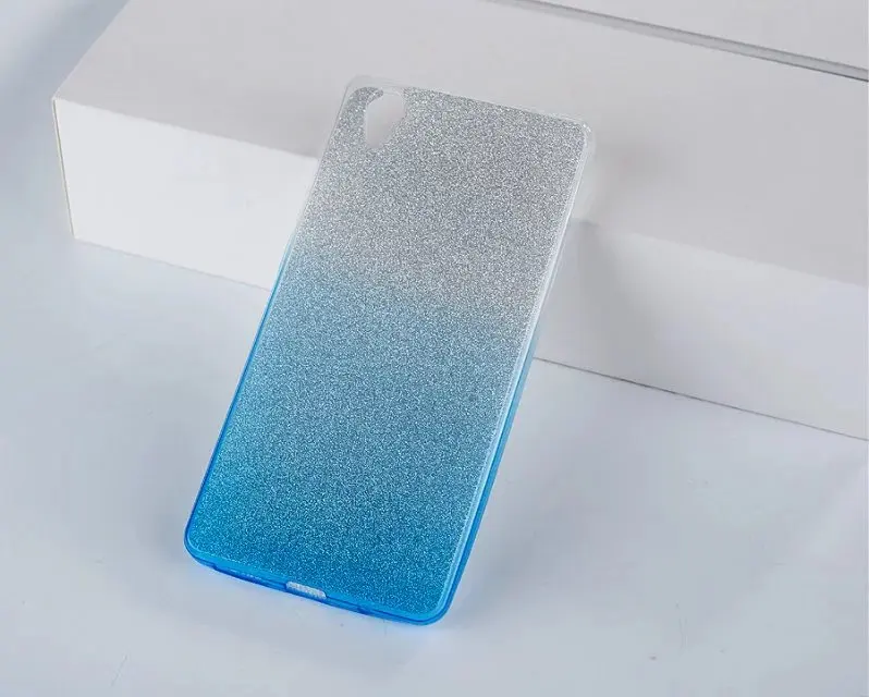 2 в 1 Блеск Bling Сверкающих Мягкая ТПУ Градиент Цвета Назад мягкий Чехол Для OPPO A31 A51