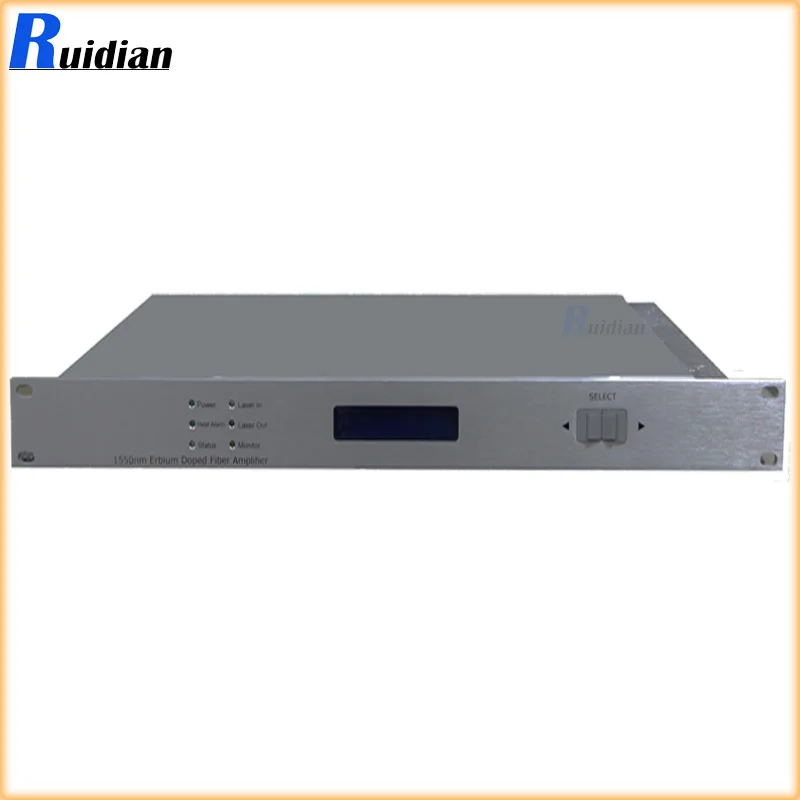 Сделано в Китае одного источника питания 18db 1550nm Оптическое волокно catv усилитель