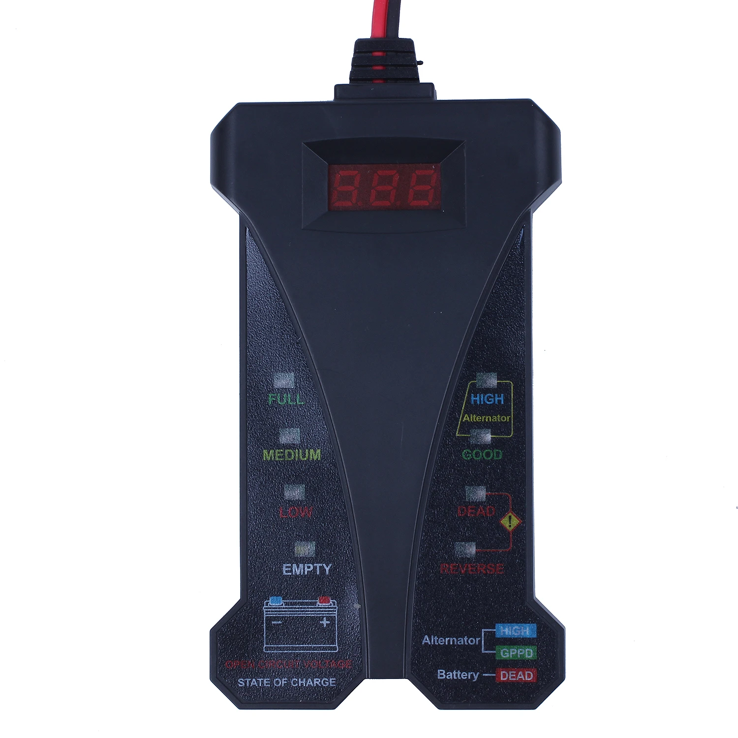 MP051412V цифровой тестер батареи Вольтметр и система зарядки анализатор с