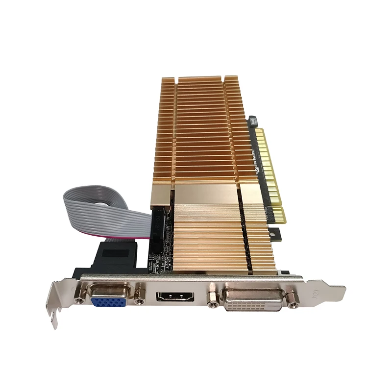 Новые оригинальные ASL GT710 knife видеокарты SSLP 1G GDDR3 64 бит видеокарты для nVIDIA VGA карты Geforce GT 710 Hdmi Dvi игры