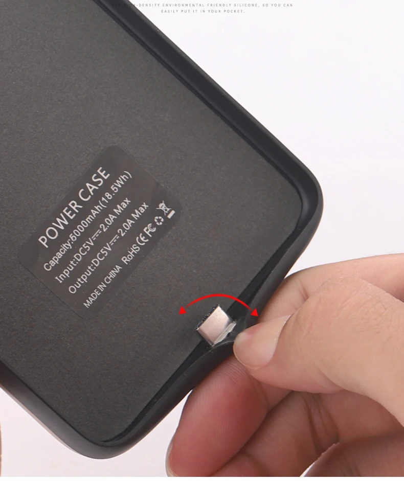 6000mAh Power Bank Battery Charger Case For OPPO reno External Backup Charging Cover For OPPO reno Battery Case with USB Port
