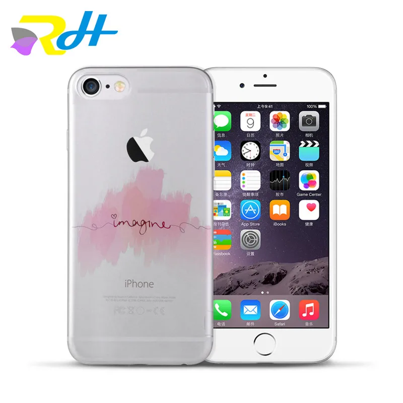 Чехол для Apple iPhone 5 чехол 6 6s 7 8 Plus X Xr Xs Max мягкий жесткий из ТПУ телефона с рисунком
