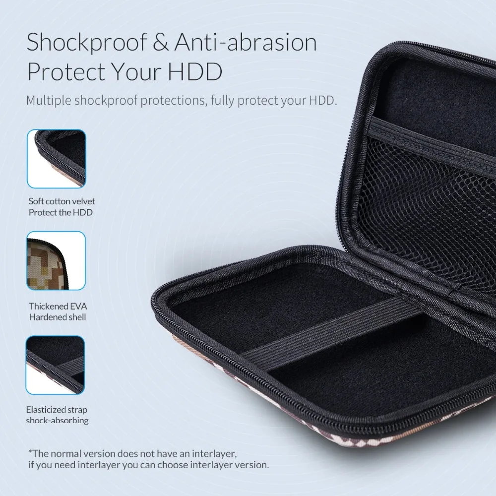 Защитный чехол ORICO 2 5 дюйма для внешнего аккумулятора HDD SSD жесткого диска