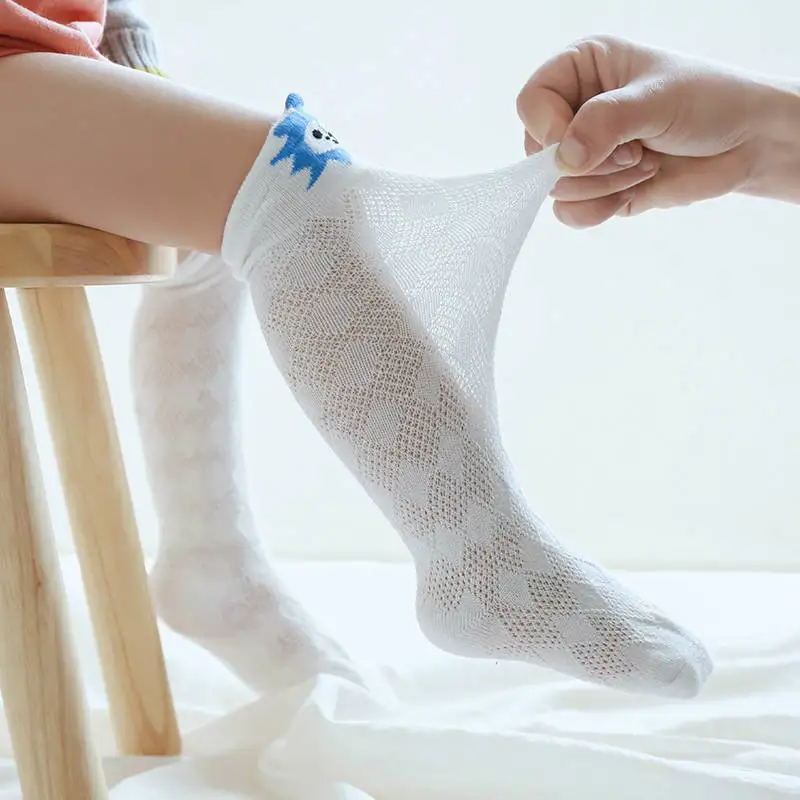 От 0 до 3 лет милая детская хлопковая тонкие колготки для девочек Детские летние