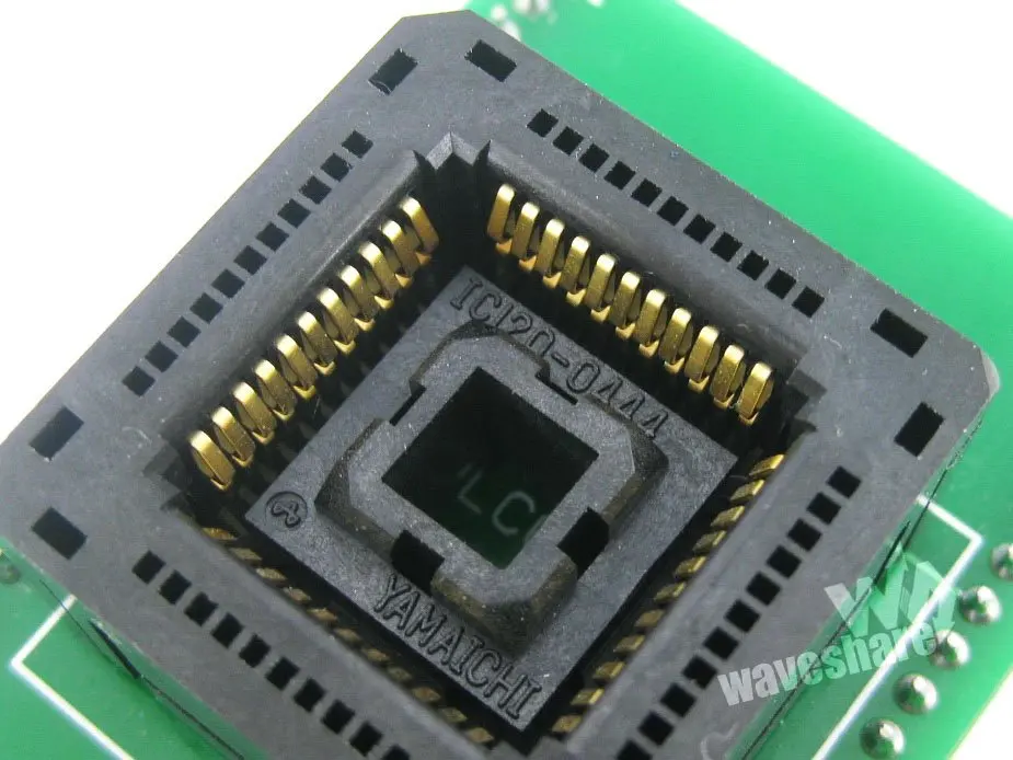 

1.27mm Pitch PLCC44 TO DIP44 Yamaichi IC Programming Socket Adapter for PLCC44 Package Chip/MCU
