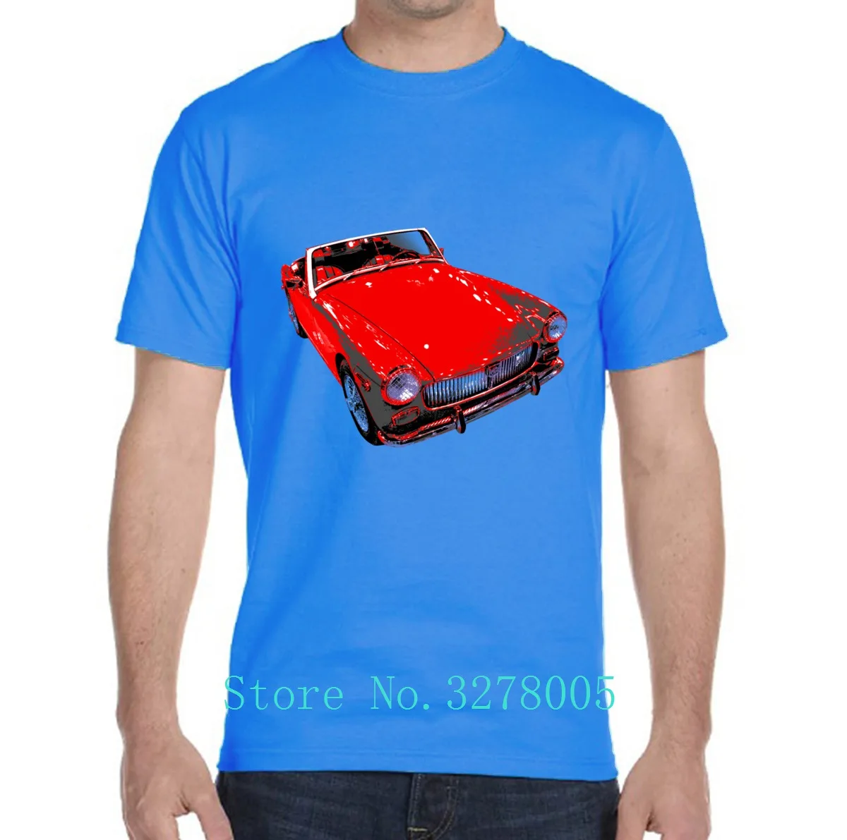 Дизайнерская футболка графический новейший Mg Midget Мужская из хлопка простая Camisas