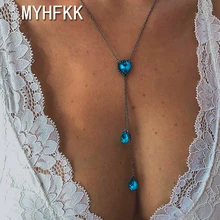 MYHFKK2019 новое ожерелье для женщин Богемские ожерелья цепь летнее