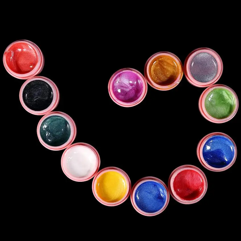 

12Pcs/Lot Nail Gel Polish Set High Quality Gel UV Nail Art Polish Set Professional Nail Color Gel Polish for Decoration