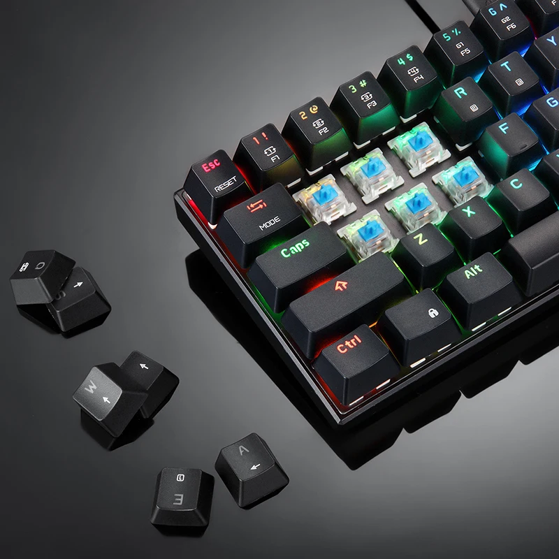 Motospeed CK62 Беспроводная Bluetooth механическая клавиатура RGB с подсветкой USB игровая 61