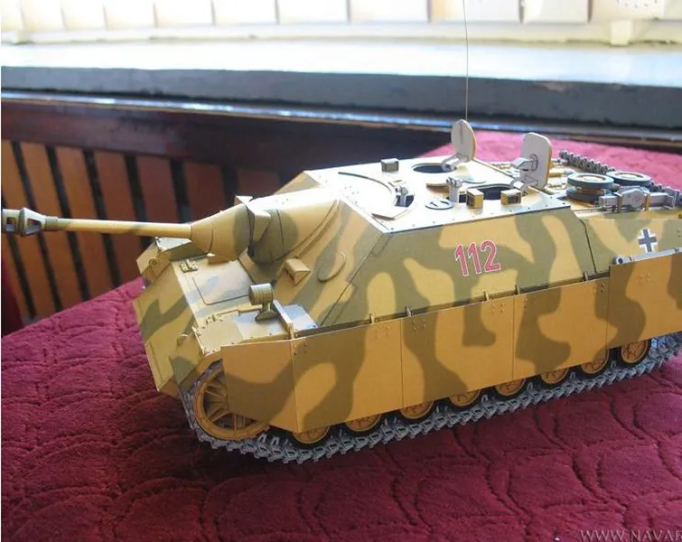 Высококачественный Комплект бумажных 3D моделей jagdpanzer F из Германии Второй