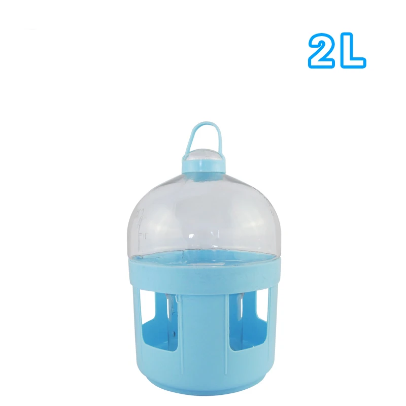Фото Голуби подачи воды 2L/4L/6L/8L Горшок Пластик поилка для домашнего животного ручка Голуби подачи воды 2L/4L/6L/8L Горшок Пластик поилка для домашнего животного ручка