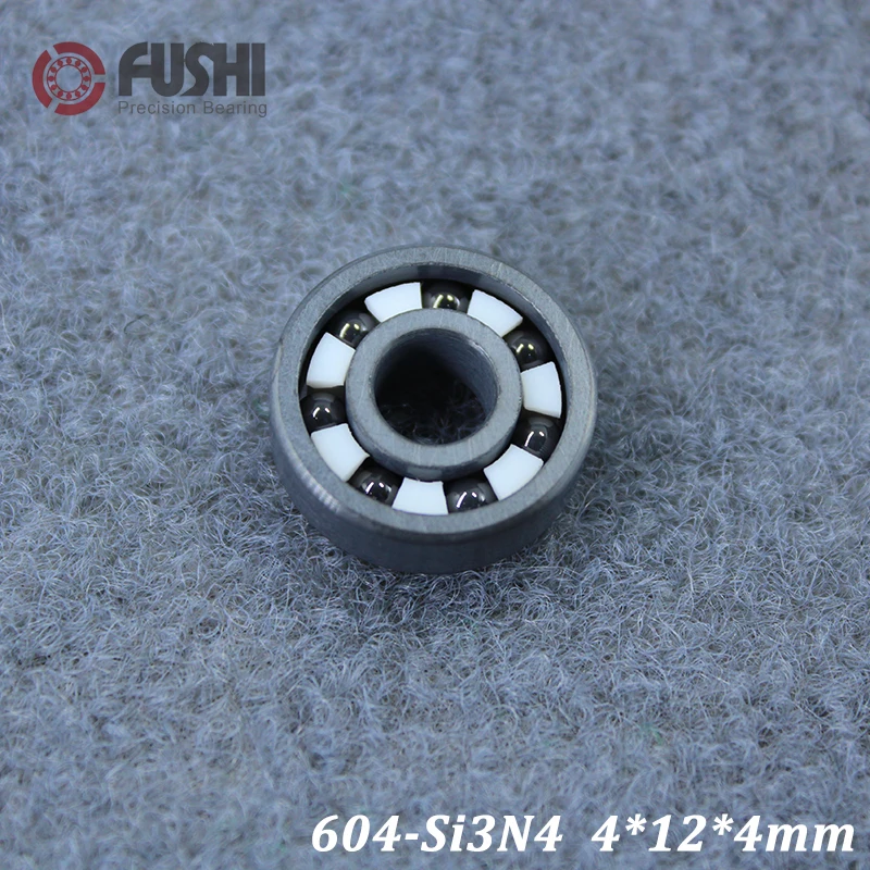 604 Полный керамический подшипник (1 шт.) 4*12*4 мм Si3N4 материал 604CE все