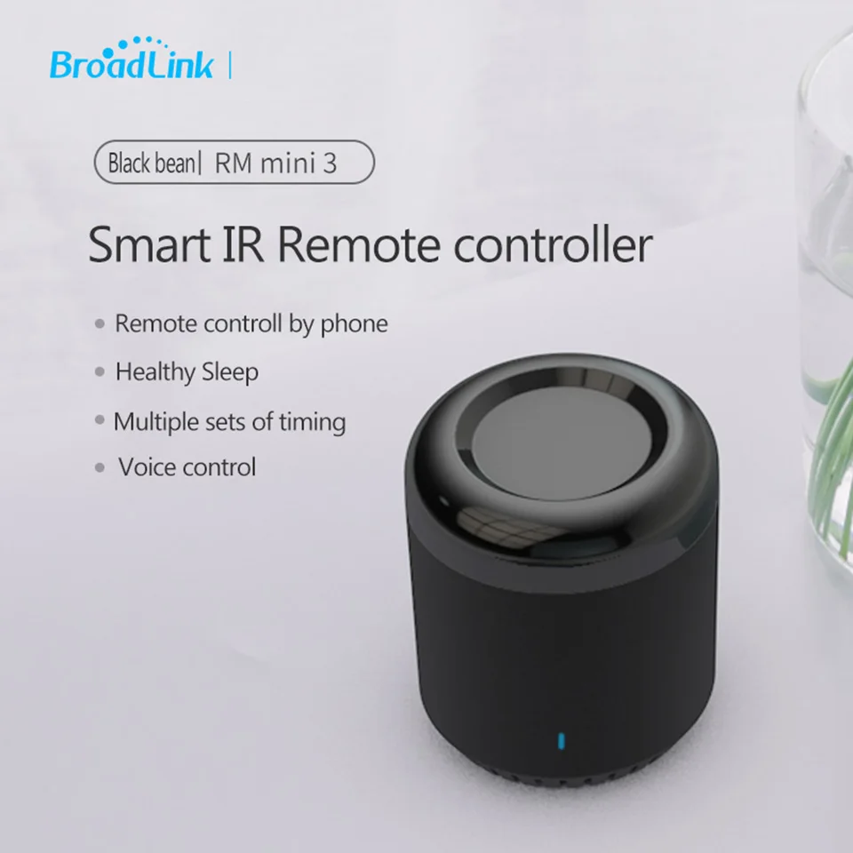 Broadlink Smart Home RMMini3 WiFi+ ИК+ 4G Дистанционное Управление штепсельная вилка европейского стандарта Беспроводной Управление; для работы Alexa Google Home