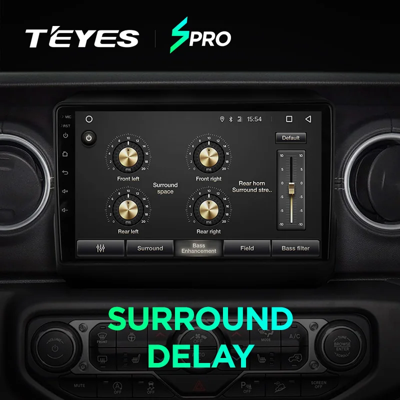 TEYES SPRO Штатная магнитола для Джип Вранглер 4 Jeep Wrangler 4 JL Android 8.1, до 8-ЯДЕР, до 4+ 64ГБ 32EQ+ DSP 2DIN автомагнитола 2 DIN DVD GPS мультимедиа автомобиля головное устройство