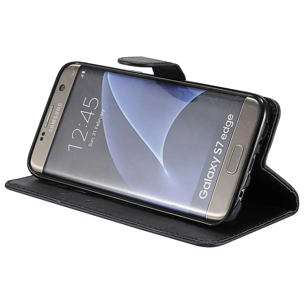 Флип-кейс для Samsung Galaxy S6 Edge S 6 EDGE S6EDGE кожаный чехол S7 7 7Edge S7EDGE сумка | Мобильные