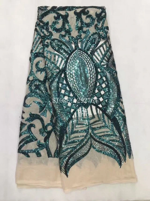 Модный дизайн в африканском стиле блестки кружевной ткани 2017 высококачественные