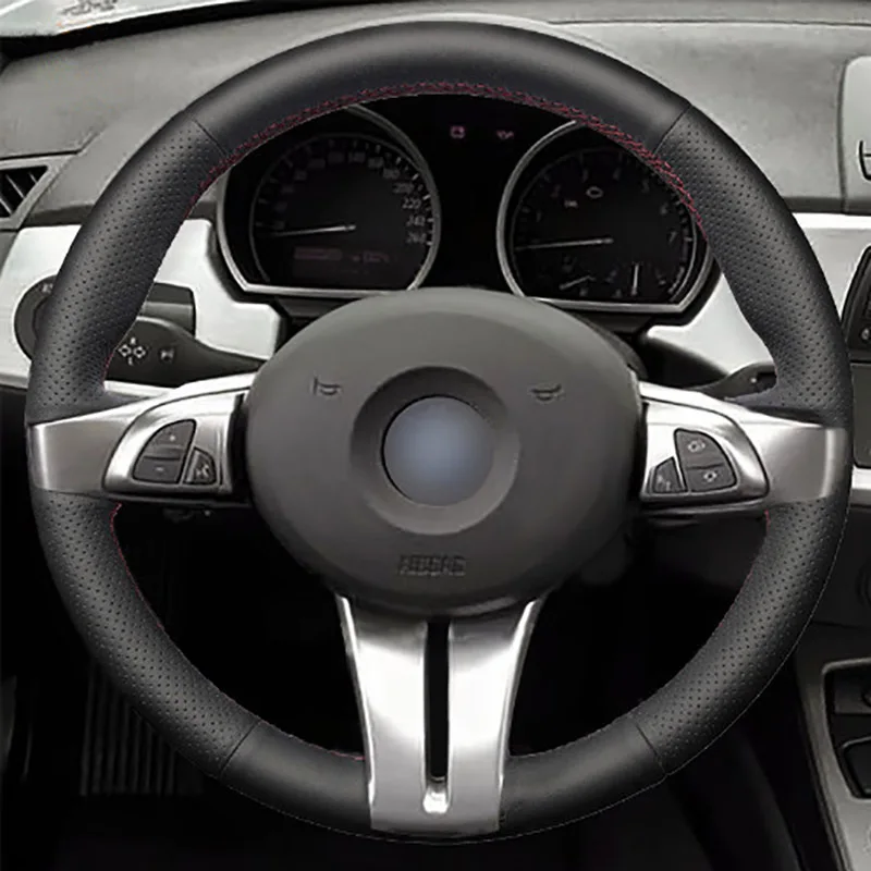 Кожаный чехол для руля BMW Z4 E85 2003 2006|Чехлы на руль| |