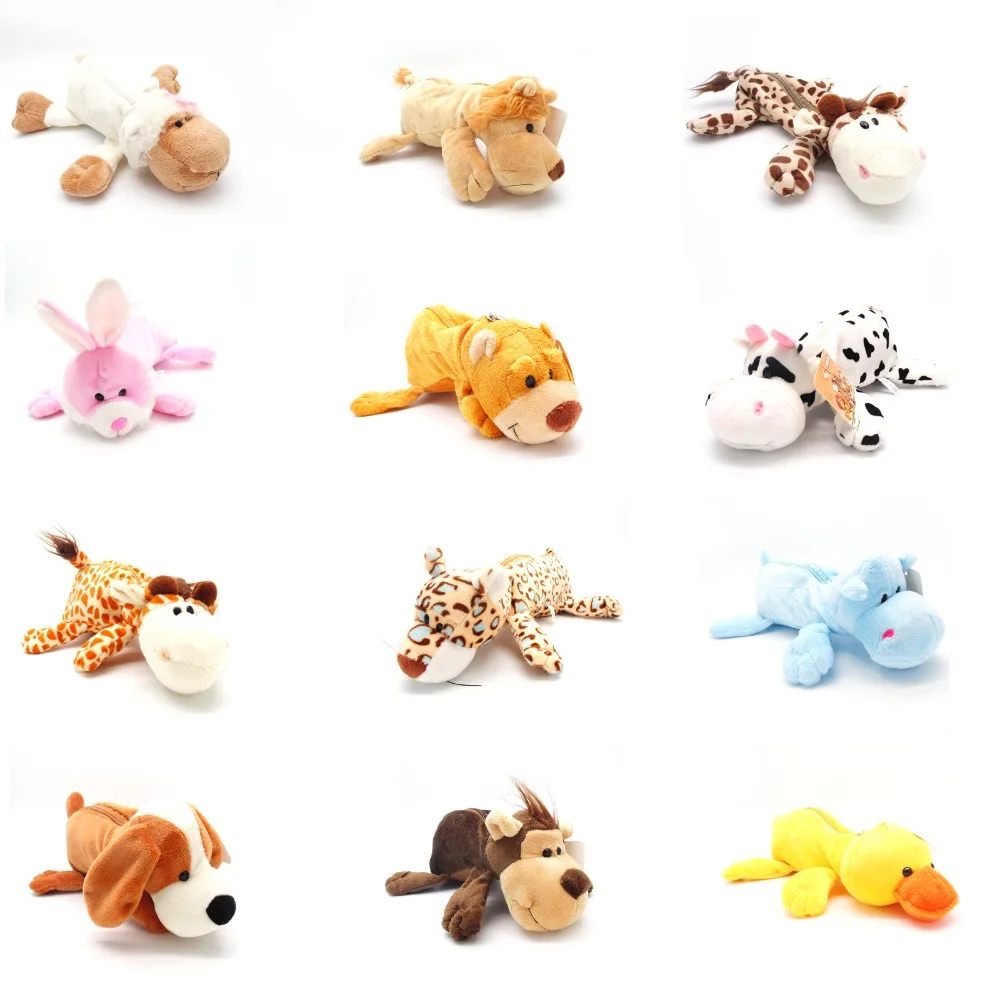 

Plush Pencil Case Animal Astuccio Kawaii Papeleria Etui Pennen Kids Plumier Fille Trousse Scolaire Stylo School Estuche Dog