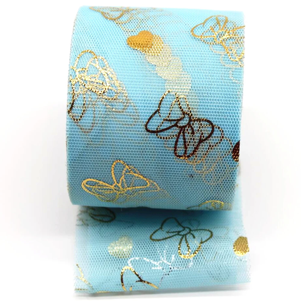 Вечерняя фатиновая юбка-пачка 6 см с золотистым бантом/сердечком 25 ярдов/сумка