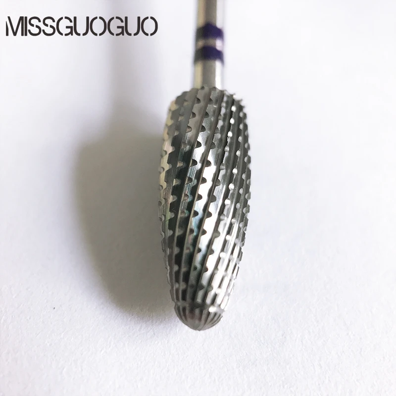 6 вариантов керамических сверл для ногтей MISSGUOGUO, электрические твердосплавные сверла для ногтей, аппарат для педикюра, маникюрные фрезы, инструменты для удаления ногтей