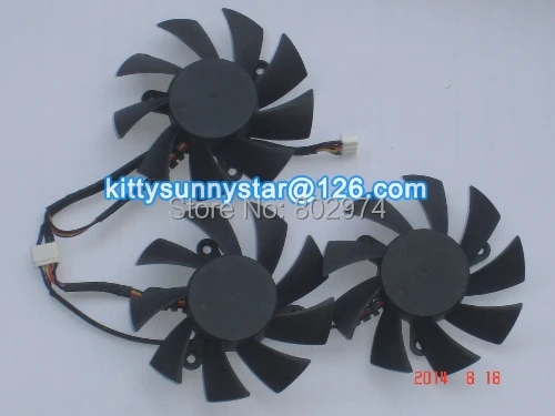 Мощность Logic pla08015d12hh 12 В 0.35a 4 Провода лезвия Вентилятор охлаждения набор из 3 шт. |