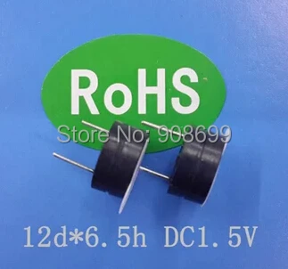 Active Buzzer: DIP Buzzer 12.0*6.5MM DC 1.5V electromagnetic buzzer high temperature resistant|buzzer 24v|buzzer speakeractive |