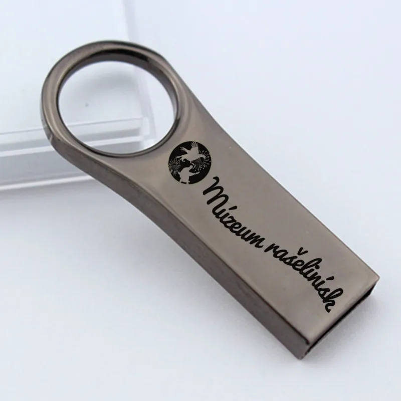Водонепроницаемый металлический usb флеш накопитель 4 ГБ 8 16 32 с бесплатным